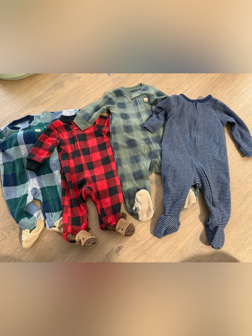 Children's Fleece Footed One-Piece Pajamas